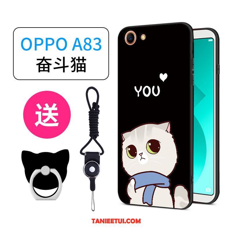 Etui Oppo A83 Piękny All Inclusive Osobowość, Obudowa Oppo A83 Wiszące Ozdoby Anti-fall Nubuku