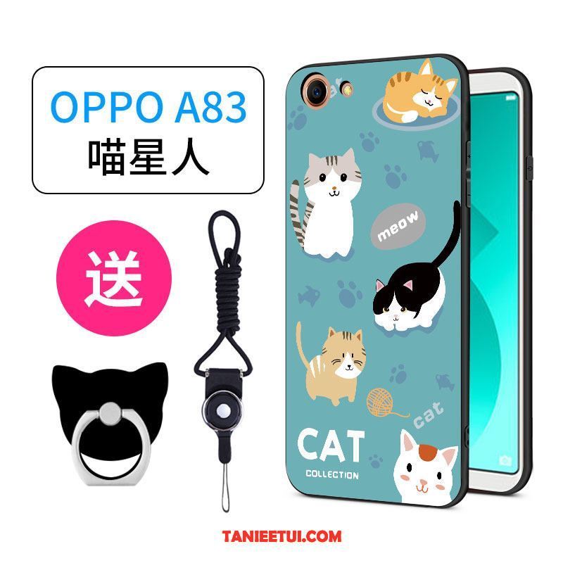 Etui Oppo A83 Piękny All Inclusive Osobowość, Obudowa Oppo A83 Wiszące Ozdoby Anti-fall Nubuku