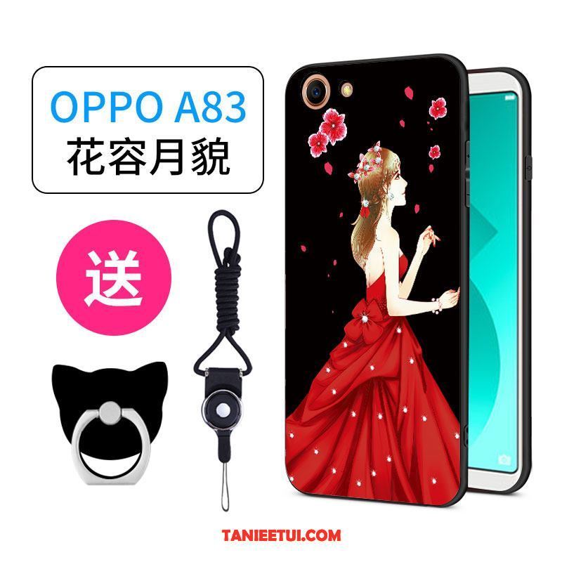 Etui Oppo A83 Piękny All Inclusive Osobowość, Obudowa Oppo A83 Wiszące Ozdoby Anti-fall Nubuku