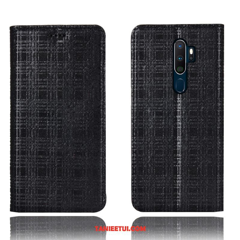 Etui Oppo A9 2020 All Inclusive Wzór Anti-fall, Obudowa Oppo A9 2020 Telefon Komórkowy Krata Aksamit