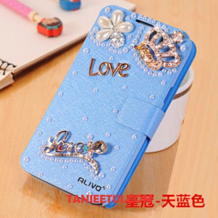 Etui Oppo A91 Niebieski Rhinestone Ochraniacz, Futerał Oppo A91 Modna Marka Telefon Komórkowy Czerwony Netto