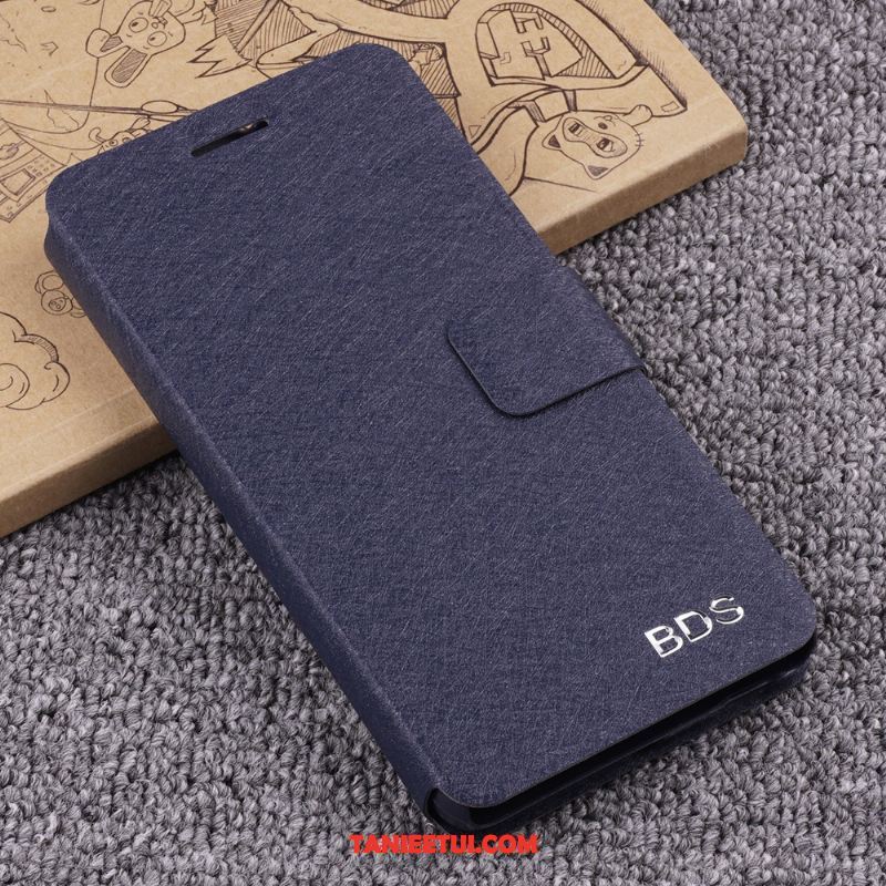 Etui Oppo Ax5 Cienkie Szkło Hartowane Klapa, Pokrowce Oppo Ax5 Skórzany Futerał Ochraniacz Czarny