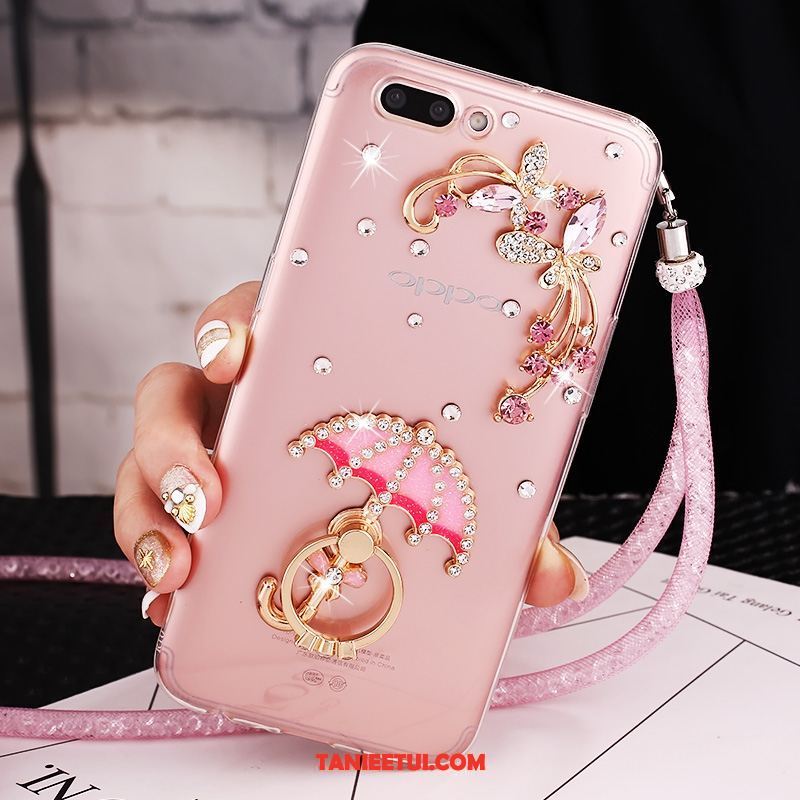 Etui Oppo Ax5 Europa Purpurowy All Inclusive, Obudowa Oppo Ax5 Rhinestone Kreatywne Ochraniacz