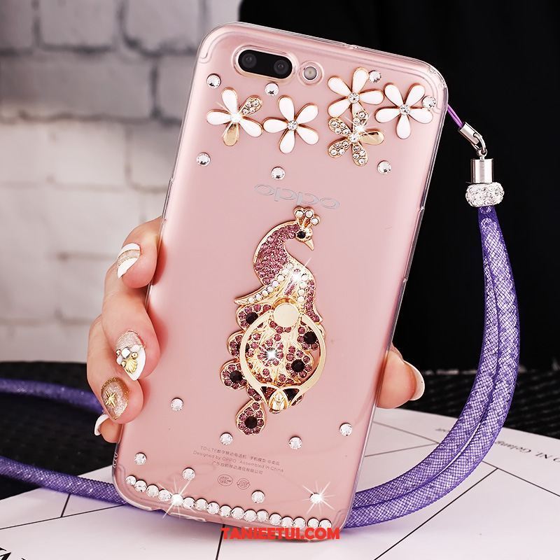 Etui Oppo Ax5 Europa Purpurowy All Inclusive, Obudowa Oppo Ax5 Rhinestone Kreatywne Ochraniacz