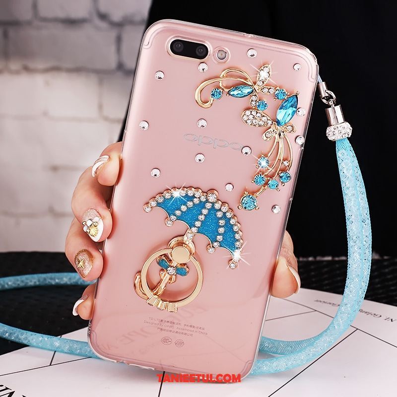 Etui Oppo Ax5 Europa Purpurowy All Inclusive, Obudowa Oppo Ax5 Rhinestone Kreatywne Ochraniacz