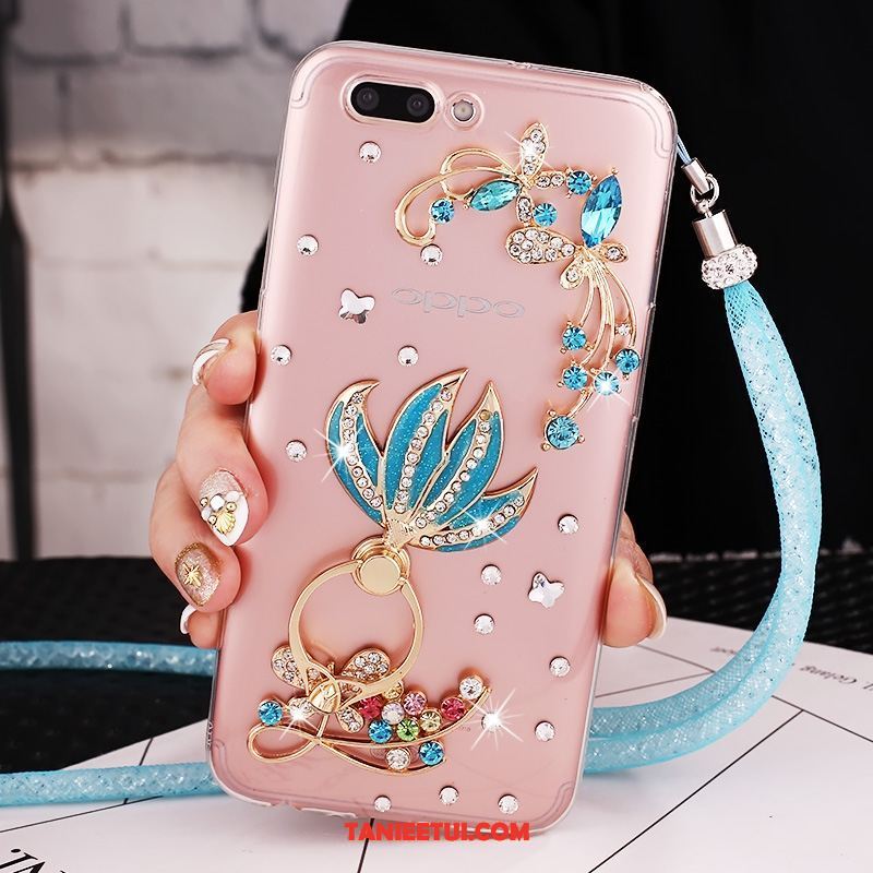 Etui Oppo Ax5 Europa Purpurowy All Inclusive, Obudowa Oppo Ax5 Rhinestone Kreatywne Ochraniacz