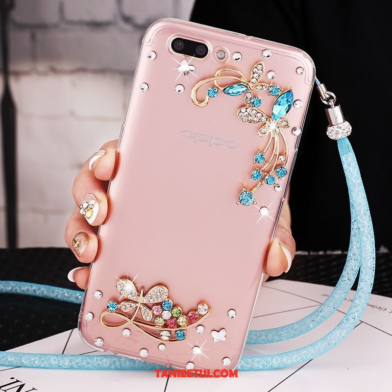 Etui Oppo Ax5 Europa Purpurowy All Inclusive, Obudowa Oppo Ax5 Rhinestone Kreatywne Ochraniacz