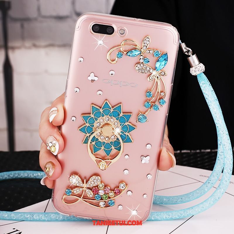 Etui Oppo Ax5 Europa Purpurowy All Inclusive, Obudowa Oppo Ax5 Rhinestone Kreatywne Ochraniacz