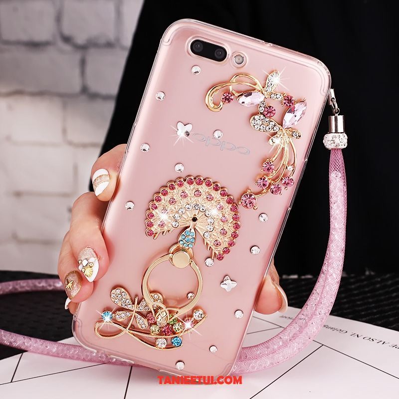 Etui Oppo Ax5 Europa Purpurowy All Inclusive, Obudowa Oppo Ax5 Rhinestone Kreatywne Ochraniacz