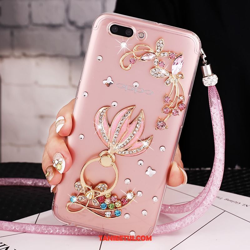 Etui Oppo Ax5 Europa Purpurowy All Inclusive, Obudowa Oppo Ax5 Rhinestone Kreatywne Ochraniacz