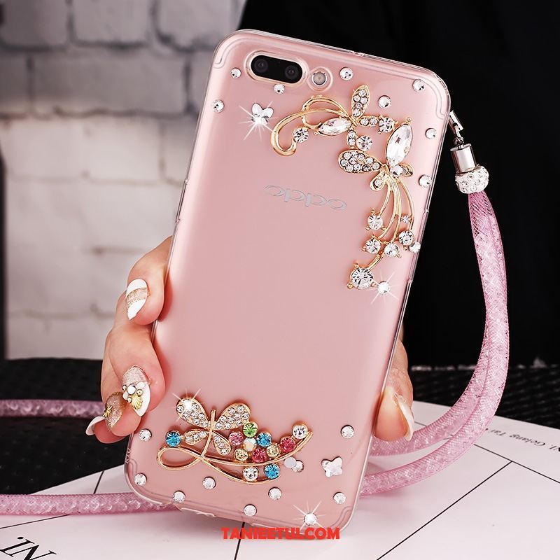 Etui Oppo Ax5 Europa Purpurowy All Inclusive, Obudowa Oppo Ax5 Rhinestone Kreatywne Ochraniacz