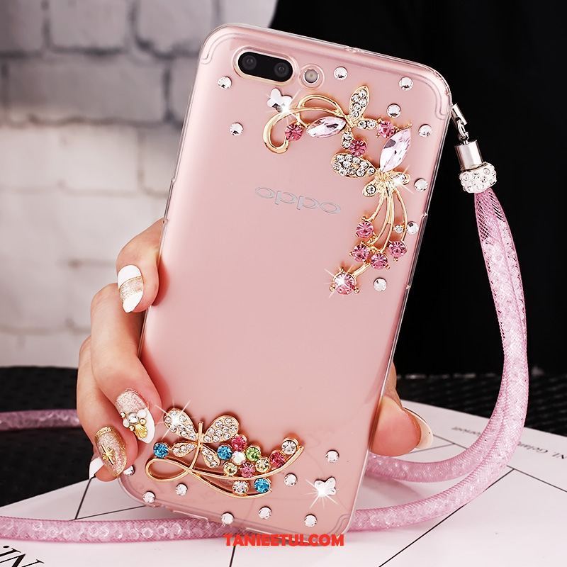 Etui Oppo Ax5 Europa Purpurowy All Inclusive, Obudowa Oppo Ax5 Rhinestone Kreatywne Ochraniacz