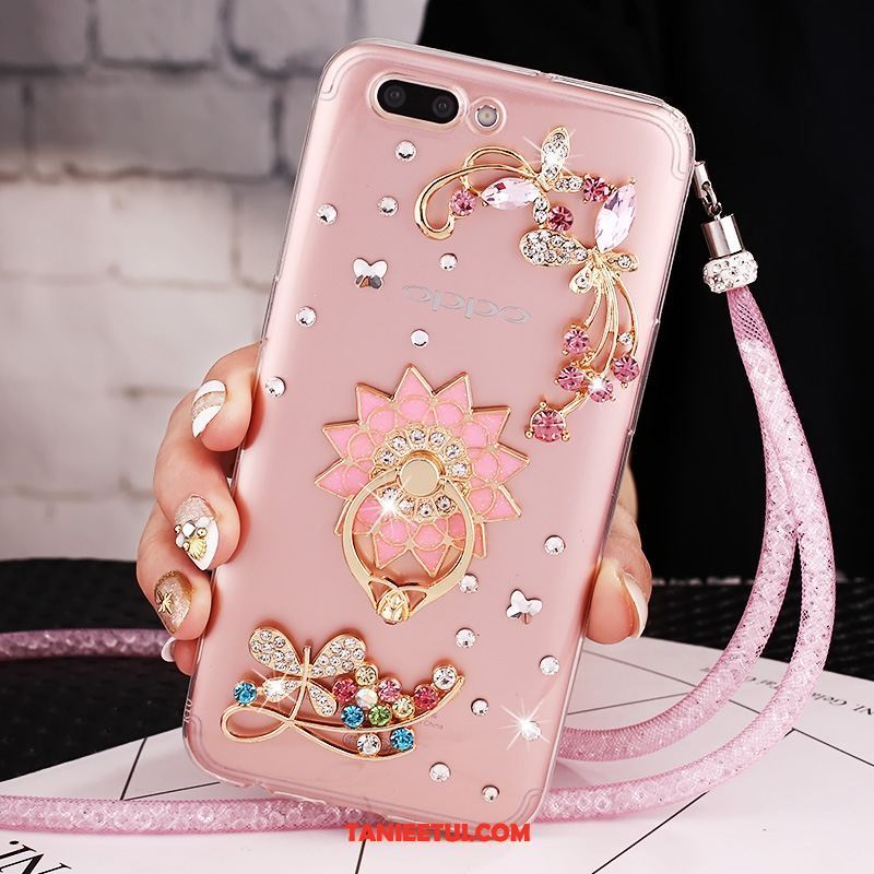 Etui Oppo Ax5 Europa Purpurowy All Inclusive, Obudowa Oppo Ax5 Rhinestone Kreatywne Ochraniacz