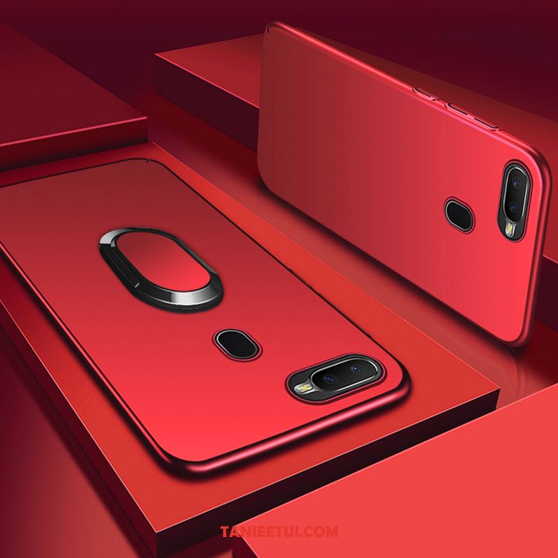 Etui Oppo Ax7 Anti-fall Nubuku Cienkie, Futerał Oppo Ax7 Niebieski Purpurowy Telefon Komórkowy