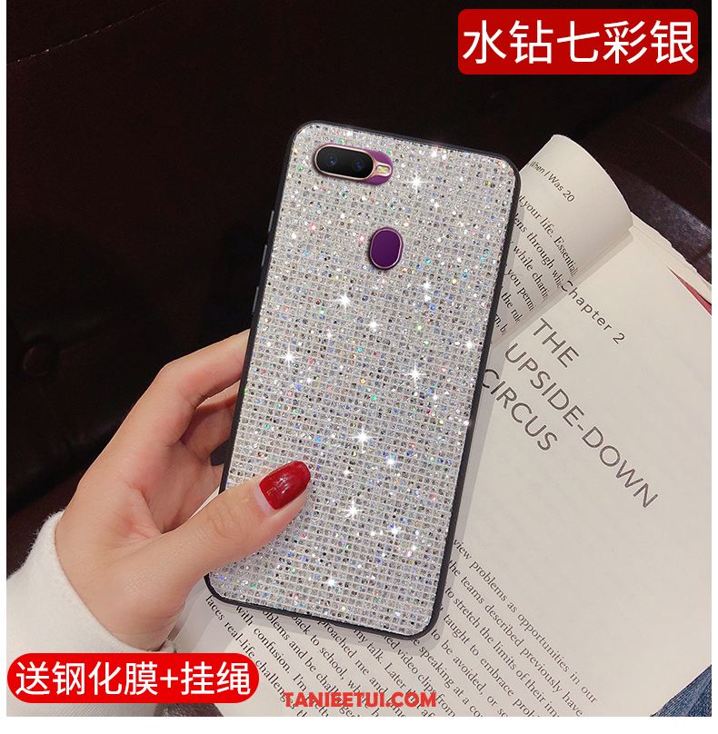 Etui Oppo Ax7 Rhinestone Telefon Komórkowy Proszek, Futerał Oppo Ax7 Luksusowy Biały Moda