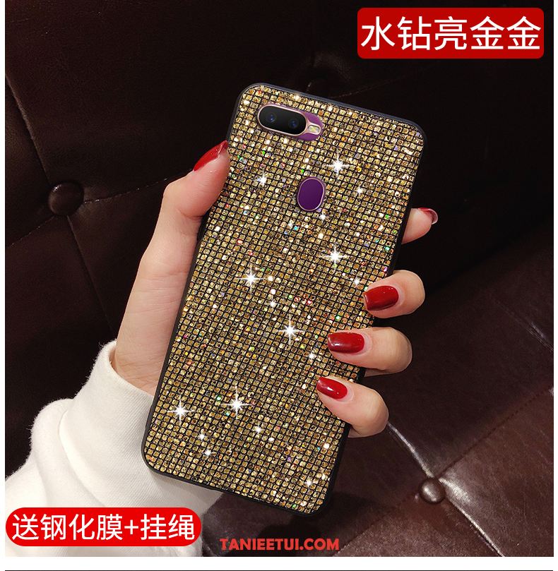 Etui Oppo Ax7 Rhinestone Telefon Komórkowy Proszek, Futerał Oppo Ax7 Luksusowy Biały Moda