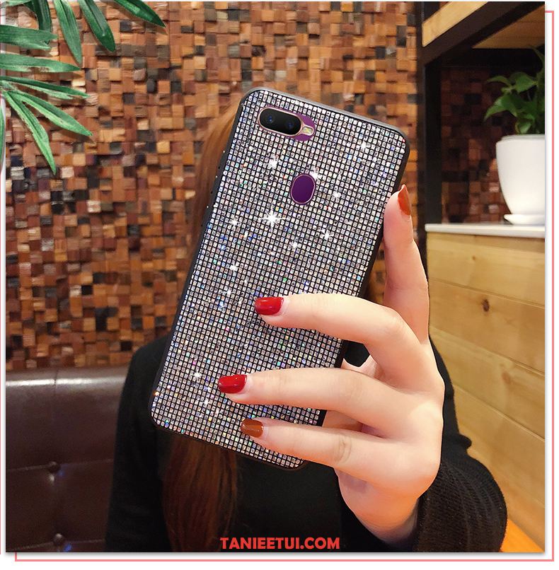 Etui Oppo Ax7 Rhinestone Telefon Komórkowy Proszek, Futerał Oppo Ax7 Luksusowy Biały Moda