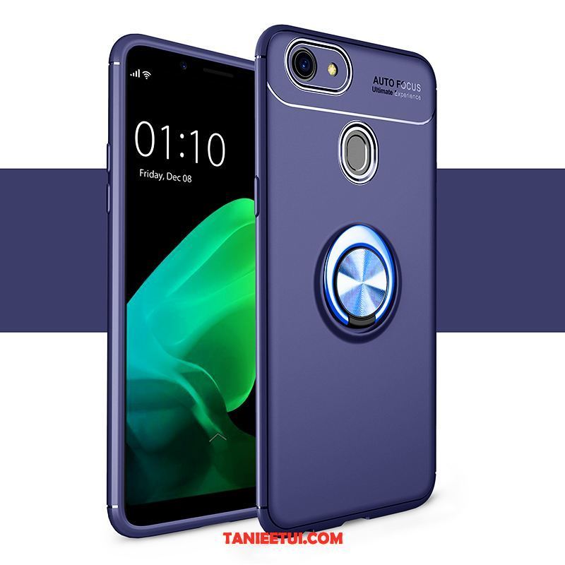 Etui Oppo F7 Anti-fall Silikonowe Miękki, Obudowa Oppo F7 Czerwony Ring Ochraniacz