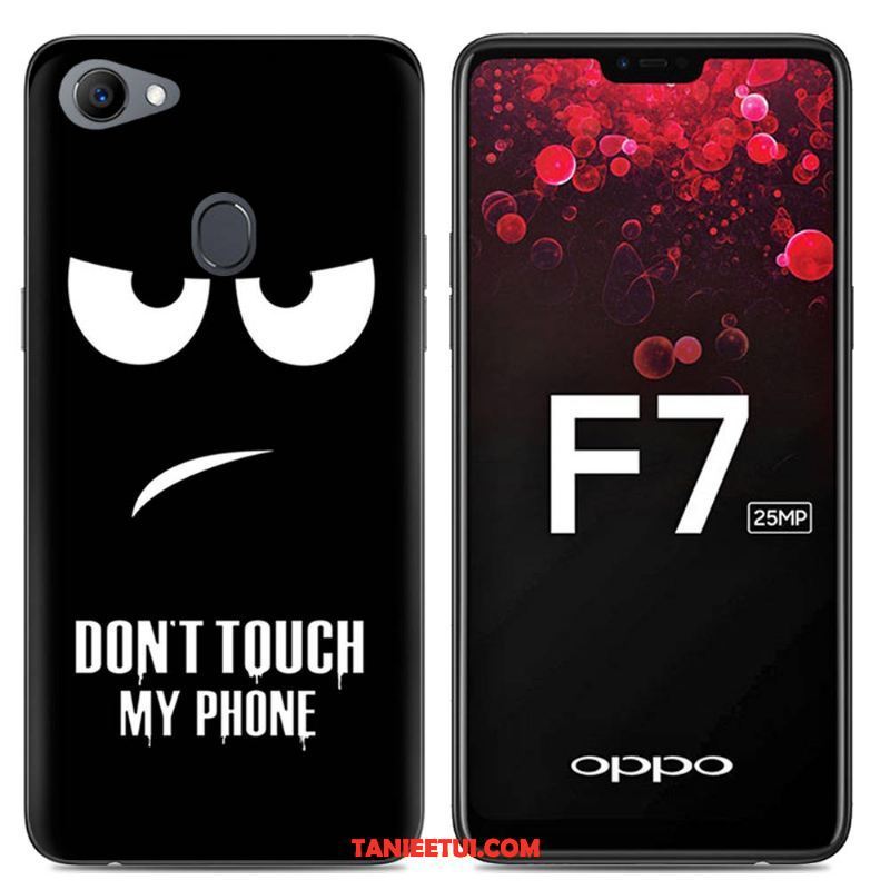 Etui Oppo F7 Kreatywne Czarny Anti-fall, Pokrowce Oppo F7 Miękki Proste Ochraniacz