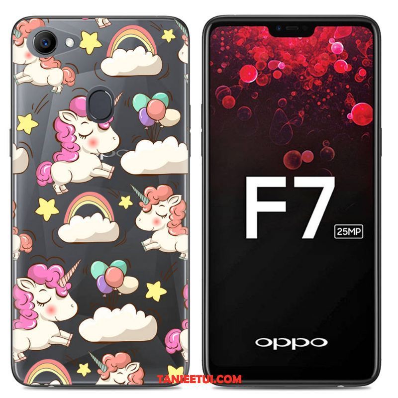 Etui Oppo F7 Kreatywne Czarny Anti-fall, Pokrowce Oppo F7 Miękki Proste Ochraniacz