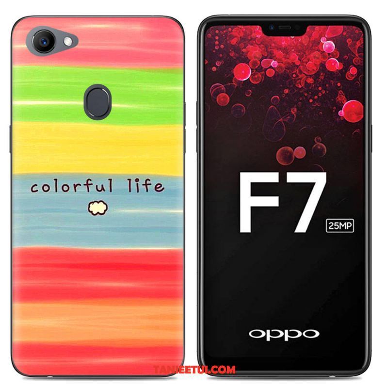 Etui Oppo F7 Kreatywne Czarny Anti-fall, Pokrowce Oppo F7 Miękki Proste Ochraniacz