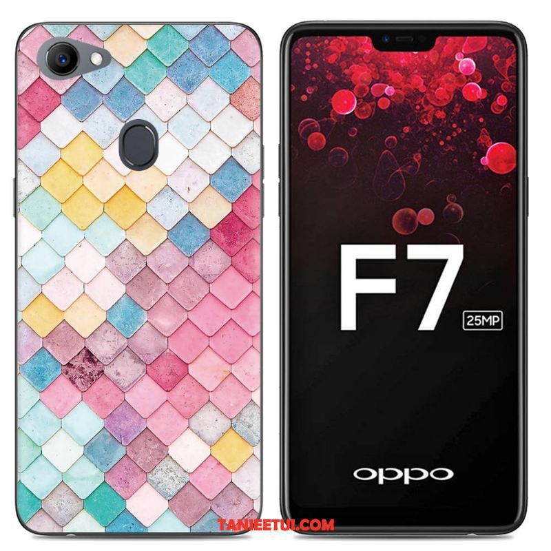 Etui Oppo F7 Kreatywne Czarny Anti-fall, Pokrowce Oppo F7 Miękki Proste Ochraniacz