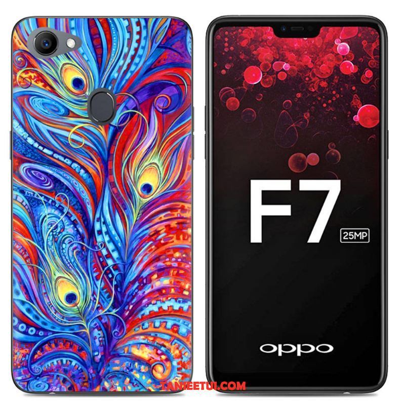 Etui Oppo F7 Kreatywne Czarny Anti-fall, Pokrowce Oppo F7 Miękki Proste Ochraniacz