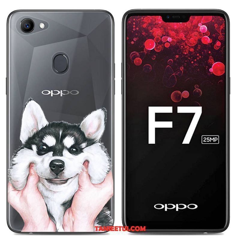 Etui Oppo F7 Kreatywne Czarny Anti-fall, Pokrowce Oppo F7 Miękki Proste Ochraniacz