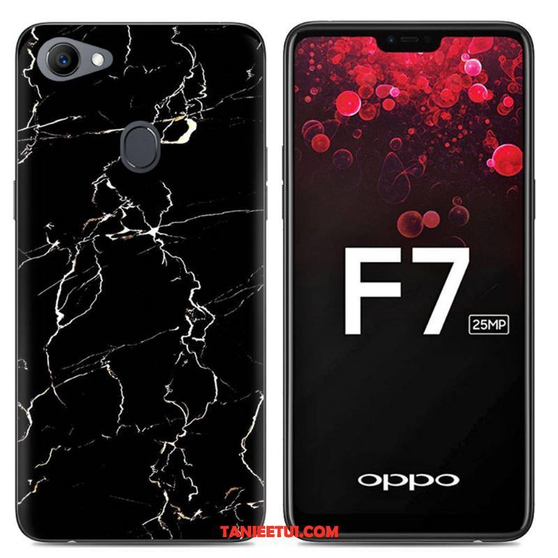 Etui Oppo F7 Kreatywne Czarny Anti-fall, Pokrowce Oppo F7 Miękki Proste Ochraniacz