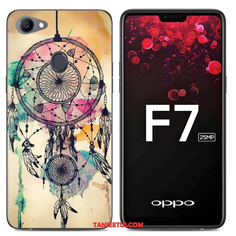 Etui Oppo F7 Kreatywne Czarny Anti-fall, Pokrowce Oppo F7 Miękki Proste Ochraniacz