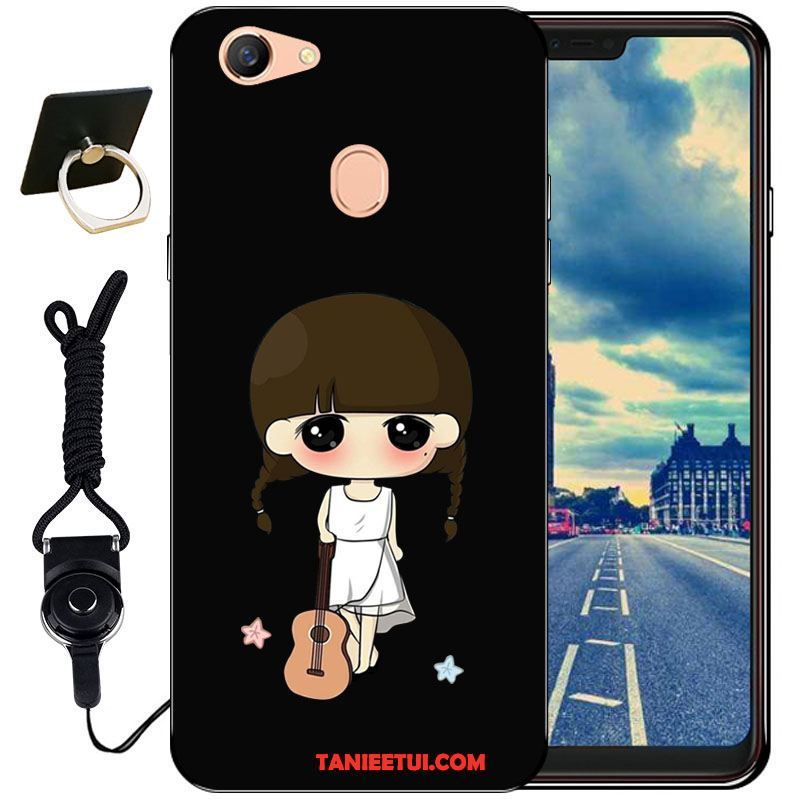 Etui Oppo F7 Kreatywne Silikonowe Miękki, Pokrowce Oppo F7 Czarny Ochraniacz Moda