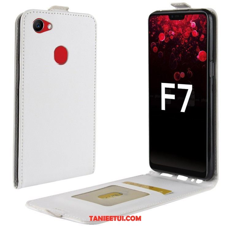 Etui Oppo F7 Ochraniacz Telefon Komórkowy Anti-fall, Obudowa Oppo F7 Skórzany Futerał Czerwony