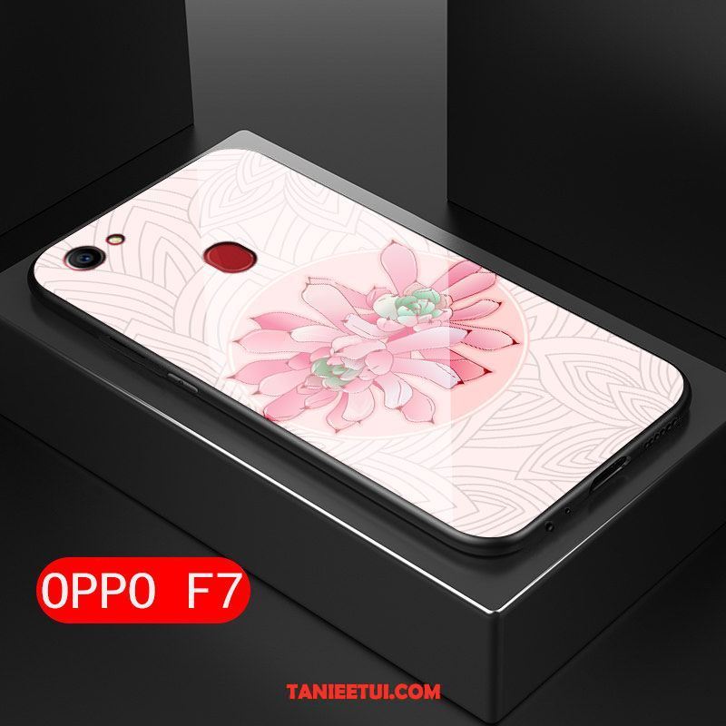 Etui Oppo F7 Różowe Trudno All Inclusive, Obudowa Oppo F7 Ochraniacz Silikonowe Mały