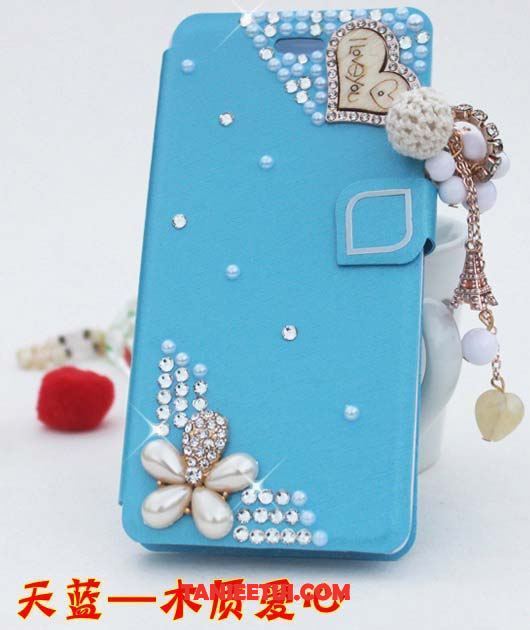 Etui Oppo F7 Telefon Komórkowy Nowy Cienkie, Pokrowce Oppo F7 Klapa Czerwony Rhinestone