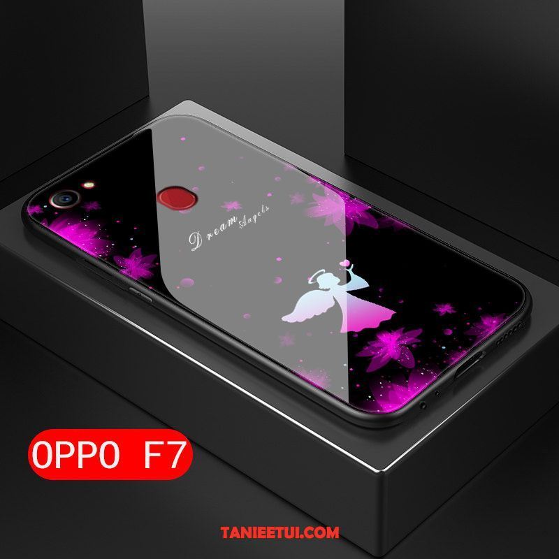 Etui Oppo F7 Trudno Ochraniacz Osobowość, Futerał Oppo F7 Anti-fall Czarny Szkło