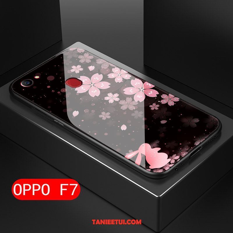 Etui Oppo F7 Trudno Ochraniacz Osobowość, Futerał Oppo F7 Anti-fall Czarny Szkło