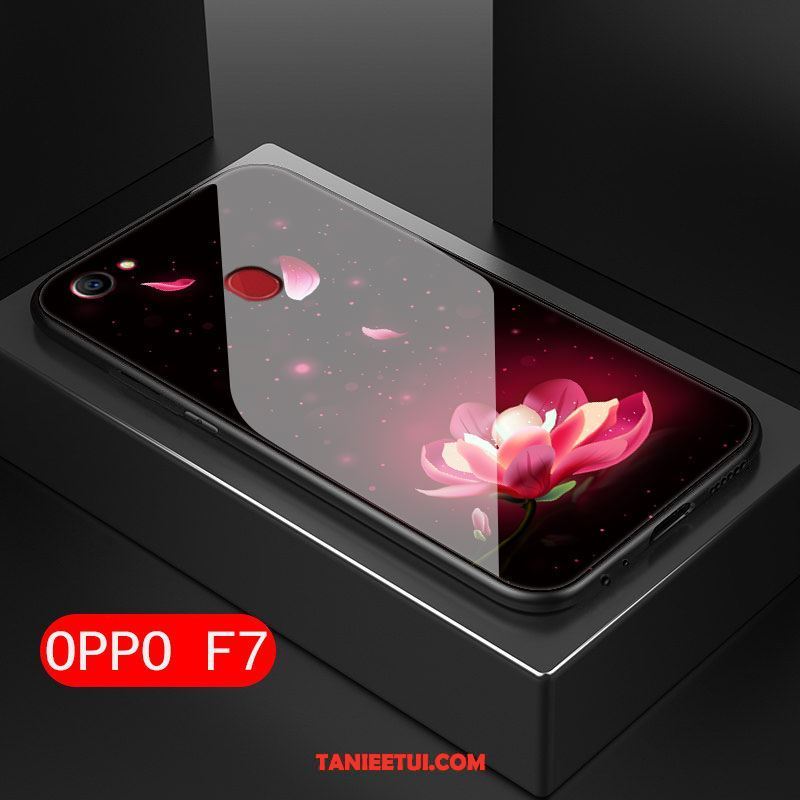 Etui Oppo F7 Trudno Ochraniacz Osobowość, Futerał Oppo F7 Anti-fall Czarny Szkło