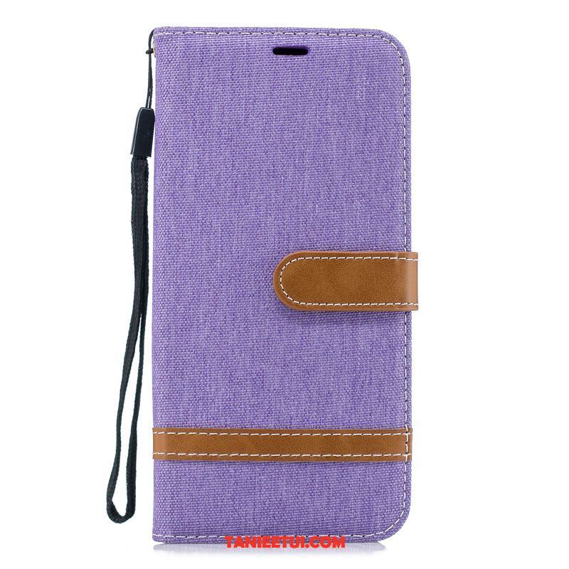 Etui Oppo F7 Youth Proste Telefon Komórkowy Denim, Futerał Oppo F7 Youth Purpurowy Osobowość Jasny