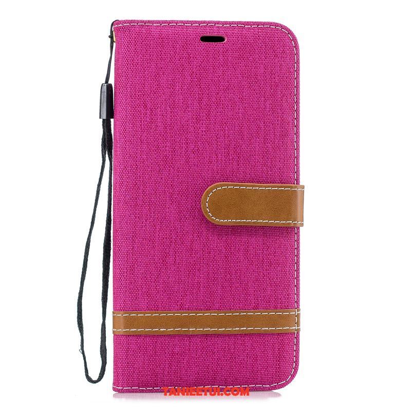 Etui Oppo F7 Youth Proste Telefon Komórkowy Denim, Futerał Oppo F7 Youth Purpurowy Osobowość Jasny