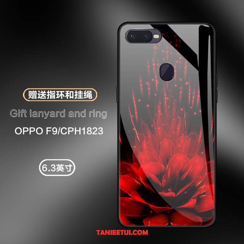 Etui Oppo F9 Kreatywne Telefon Komórkowy Anti-fall, Pokrowce Oppo F9 Różowy All Inclusive Szkło