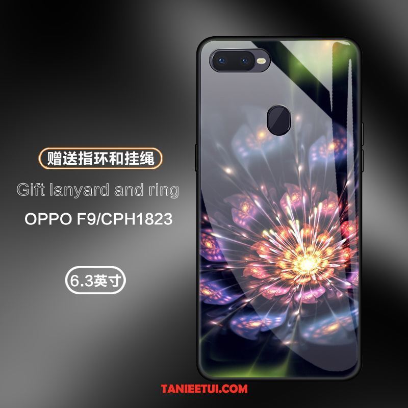 Etui Oppo F9 Kreatywne Telefon Komórkowy Anti-fall, Pokrowce Oppo F9 Różowy All Inclusive Szkło