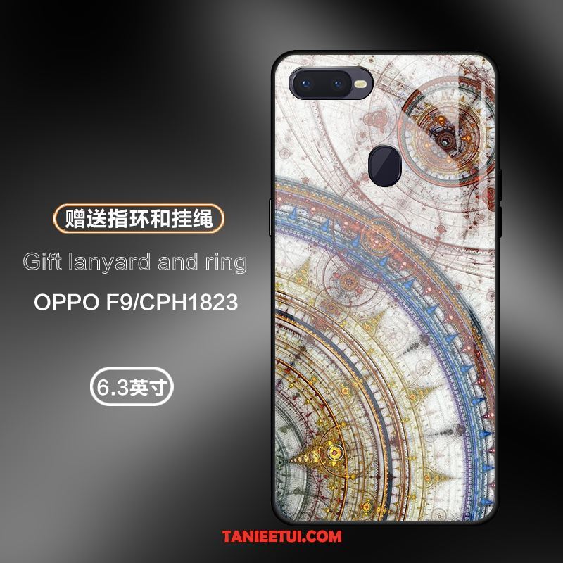 Etui Oppo F9 Kreatywne Telefon Komórkowy Anti-fall, Pokrowce Oppo F9 Różowy All Inclusive Szkło