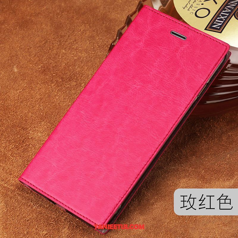 Etui Oppo F9 Starry Ciemno Niebieski Eleganckie Luksusowy, Pokrowce Oppo F9 Starry Jakość Prawdziwa Skóra Ochraniacz