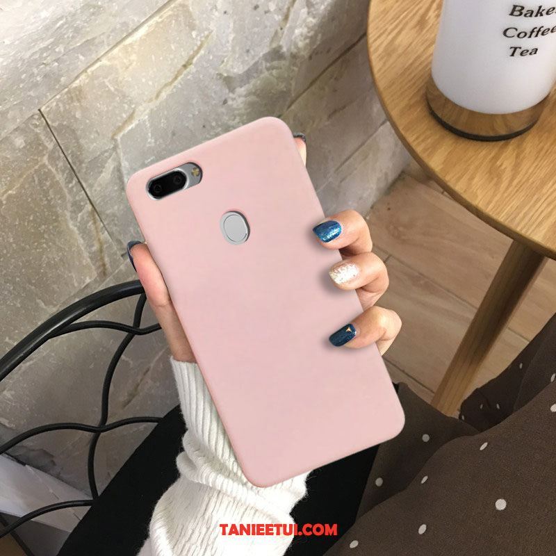 Etui Oppo F9 Starry Czarny Proste Nubuku, Obudowa Oppo F9 Starry Telefon Komórkowy Miękki All Inclusive