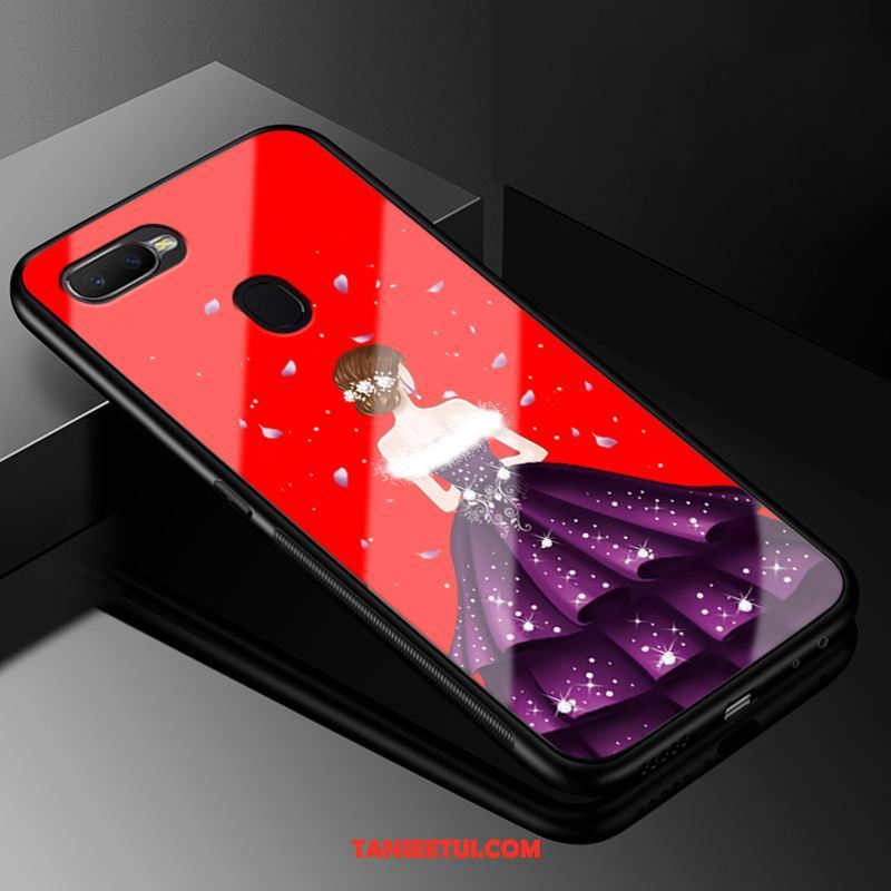 Etui Oppo F9 Starry Gazy Trudno Telefon Komórkowy, Pokrowce Oppo F9 Starry Kreatywne Ochraniacz Szkło