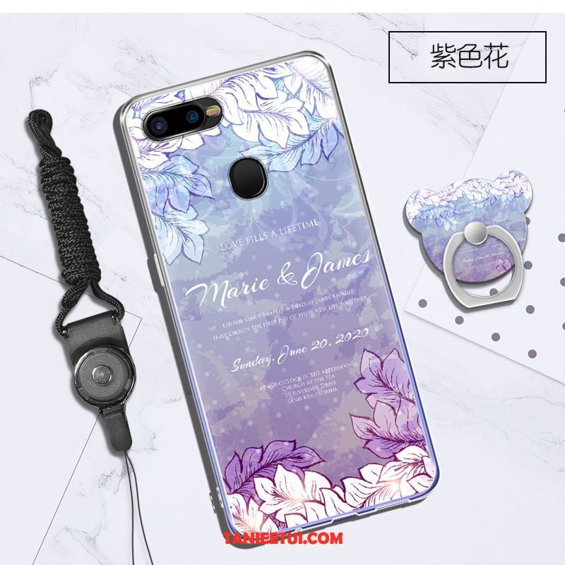 Etui Oppo F9 Starry Kreskówka Ochraniacz Osobowość, Futerał Oppo F9 Starry Ring Przezroczysty Wiszące Ozdoby