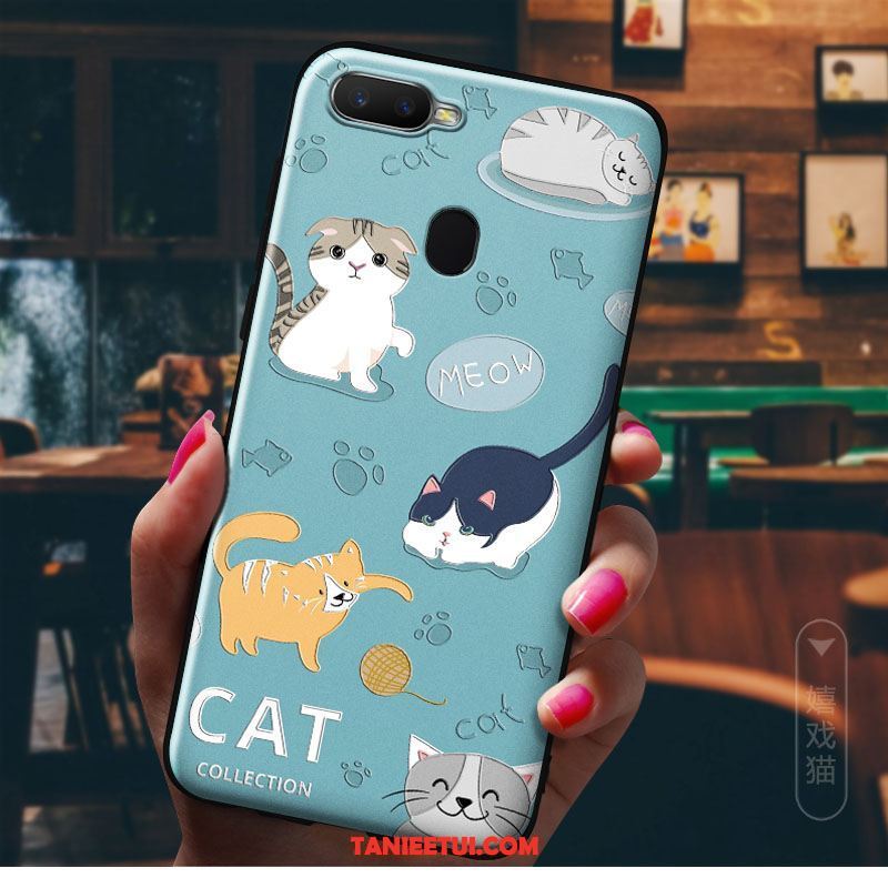 Etui Oppo F9 Starry Relief Akcesoria Chiński Styl, Obudowa Oppo F9 Starry Silikonowe Osobowość Czarny