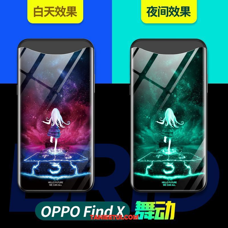 Etui Oppo Find X All Inclusive Ochraniacz Silikonowe, Pokrowce Oppo Find X Kreatywne Anti-fall Zielony