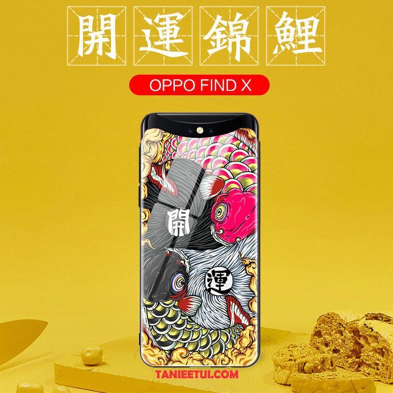 Etui Oppo Find X All Inclusive Szkło Piękny, Pokrowce Oppo Find X Tendencja Osobowość Silikonowe