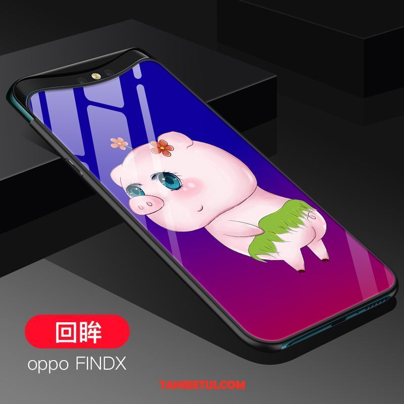 Etui Oppo Find X Nowy Silikonowe Kreatywne, Futerał Oppo Find X All Inclusive Czerwony Netto Tendencja